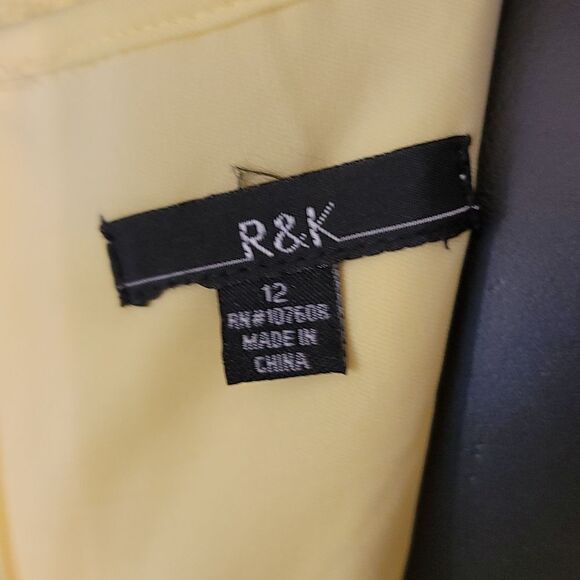 BRAND NEW R&K HIDDEN ZIPPER CLOSURE ROUND NECKLINE SHEATH LACE DRESS - Picture 8 of 15